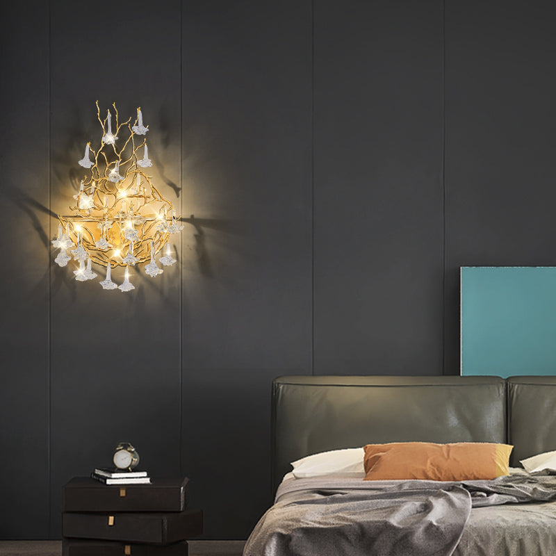 wall lamp in bedroom	